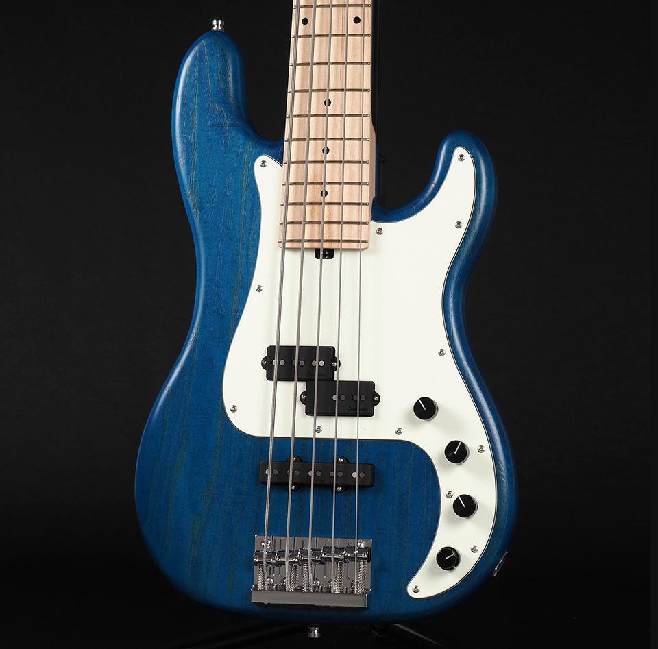 Sadowsky ML21 HP5 21-Fret Hybrid P/J Bass 5st Ash ~Blue