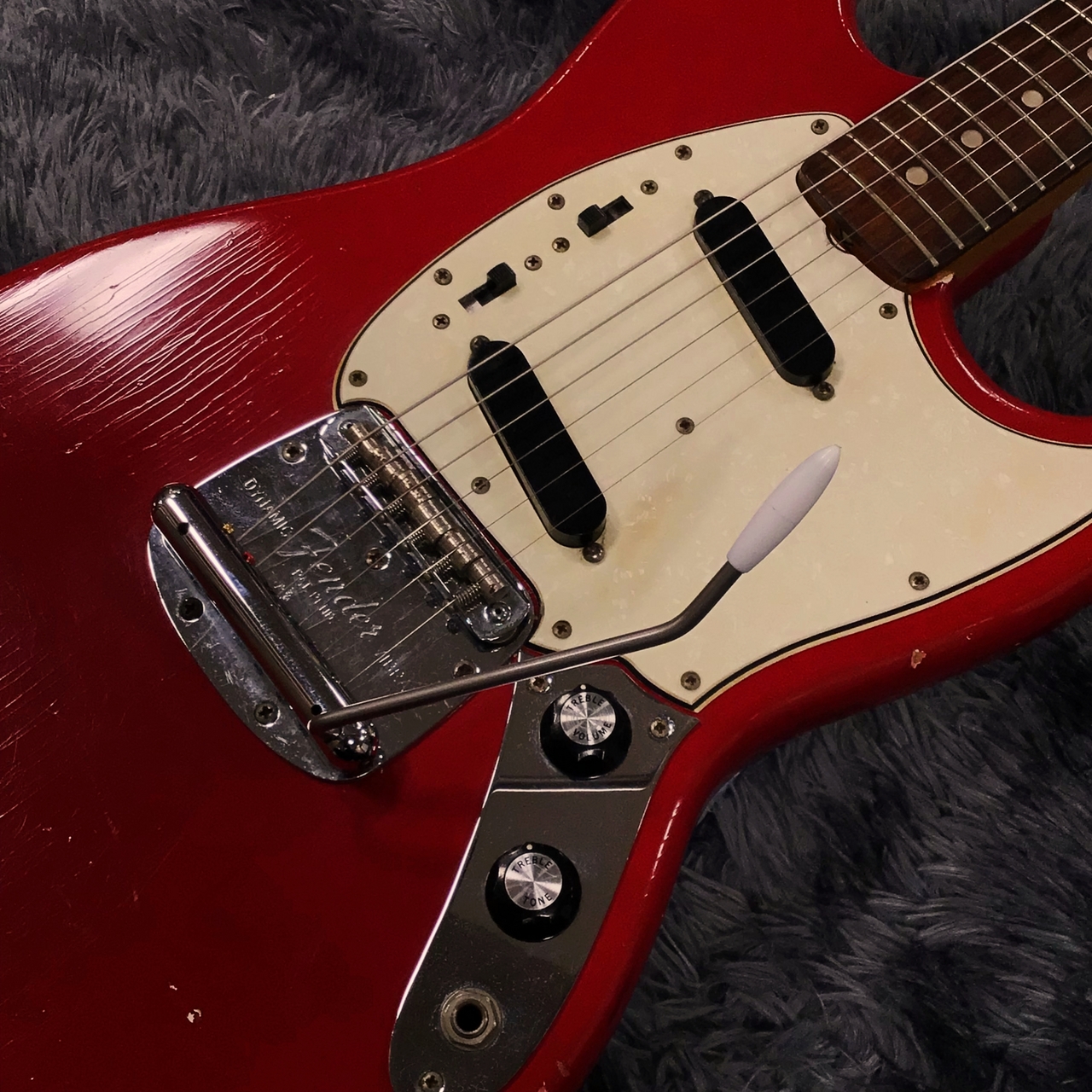ムスタング ビンテージ アメリカントイ Fender Mustang Dakota Red B-Neck w/Original Hard Case【中古