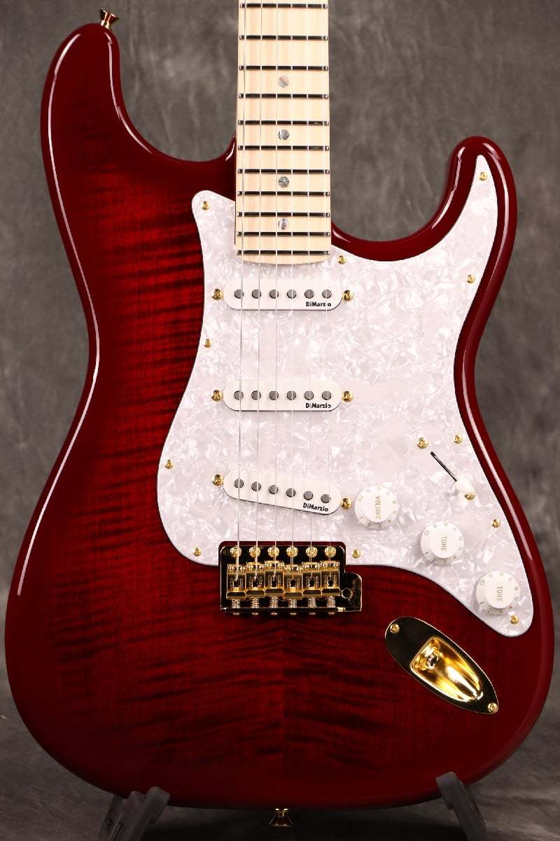 Fender Japan Exclusive Richie Kotzen Stratocaster Transparent Red 
