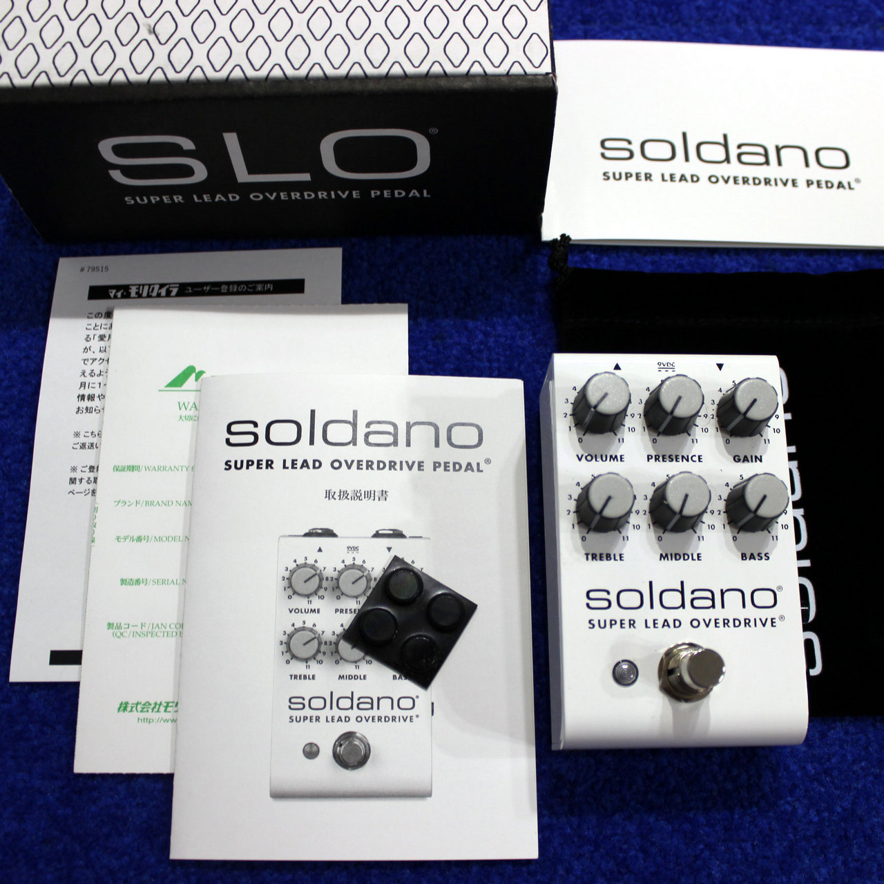 Soldano SLO Pedal -SUPER LEAD OVERDRIVE ソルダーノ スーパー