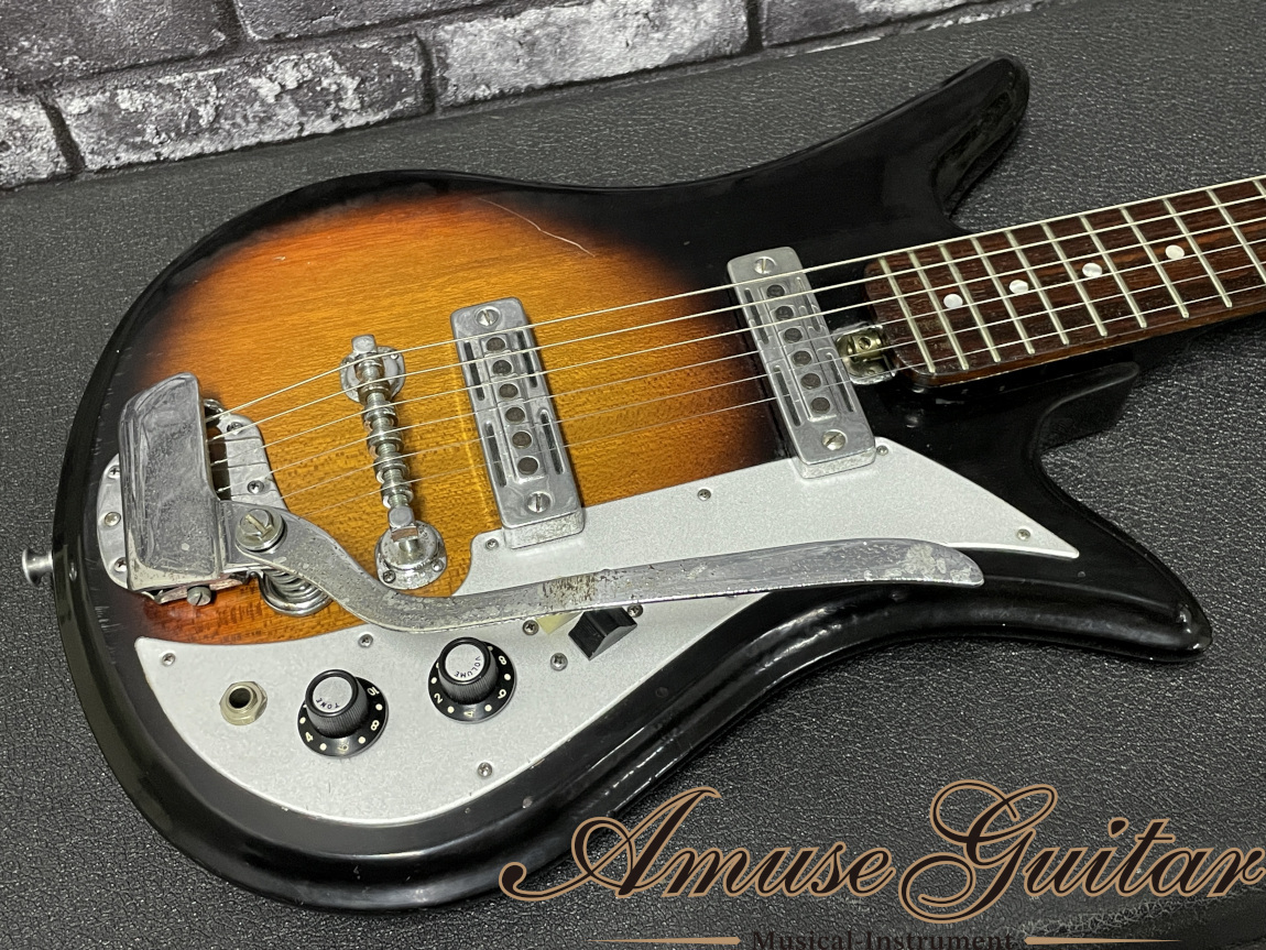 Teisco SM-2L # 3 TONE SUNBURST 1966年製【VERY CUTE】TURIP STYLE