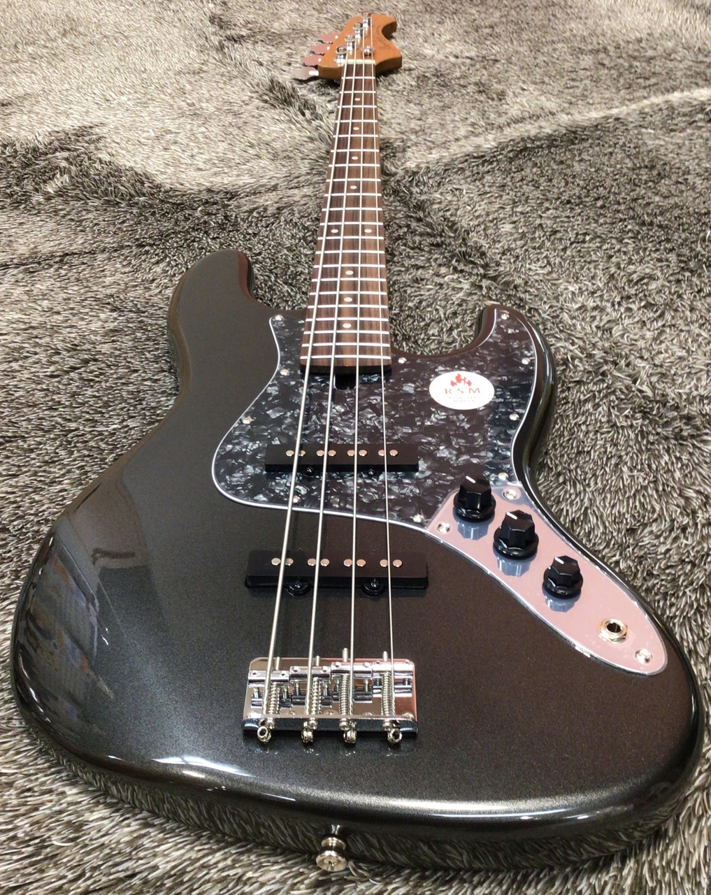 バッカス ベース BJB-1-RSM/Mブラック [美品] エリクサー弦です！ Bacchus ジャズベースブラック バッカス ベース BJB-1-RSM/Mブラック