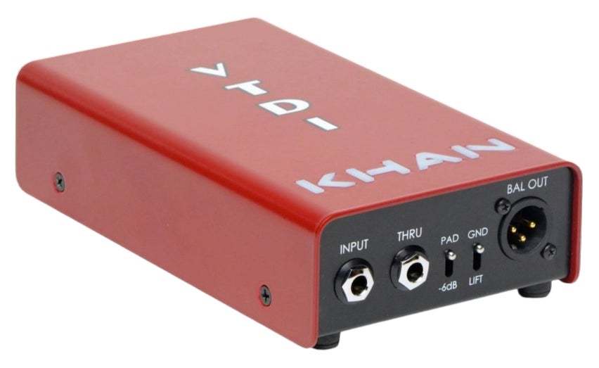 Khan Audio VTDI 真空管DI 旧モデル KHAN AUDIO VTDI RED Tube D.I. Box 真空管ダイレクトボックス カーン