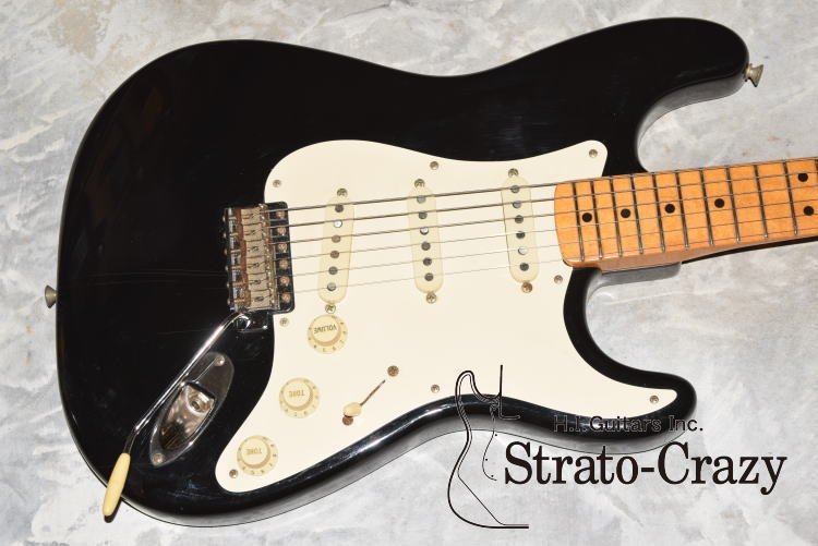 Fender USAストラトキャスター57リイシュー Fender 1988 Vintage Reissue Stratocaster '57 Black /Maple neck