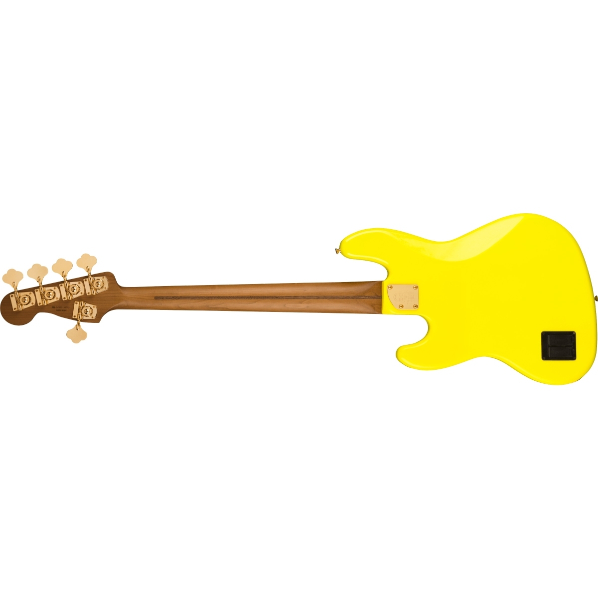 Fender MonoNeon Jazz Bass V Maple Fingerboard Neon Yellow