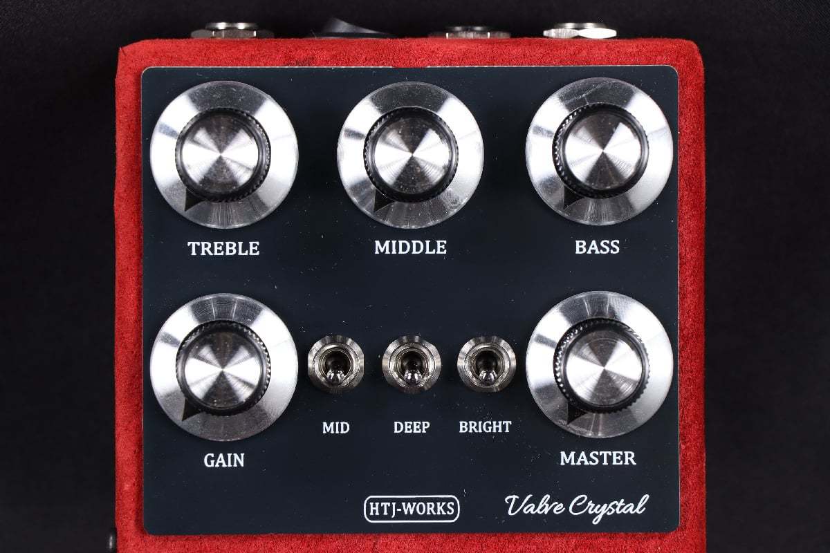 HTJ-WORKS Valve Crystal Silver Top 12AX7 Tube Preamp Dark