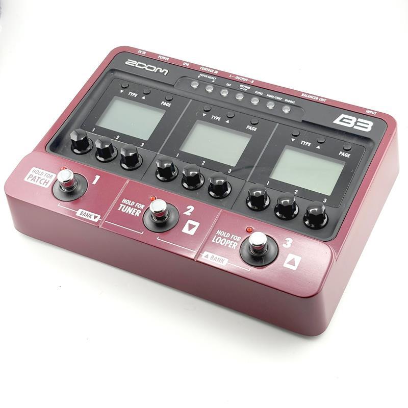 ZOOM B3 ベースエフェクター　中古 中古品】Zoom B3 ベースエフェクター
