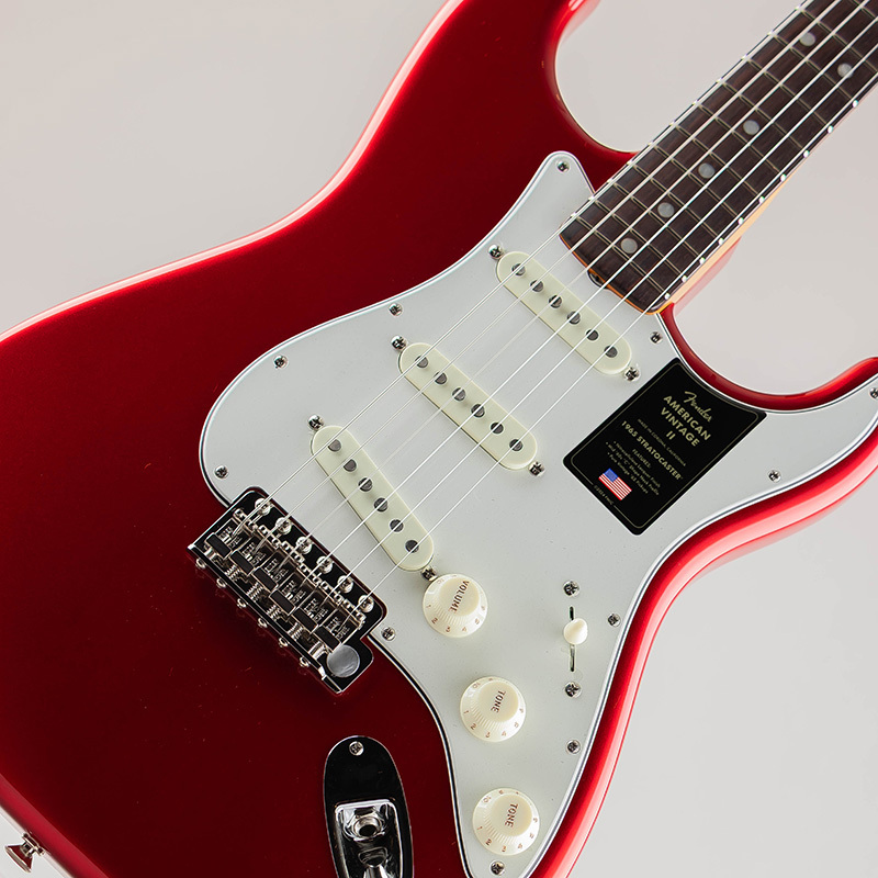 Fender American Vintage II 1965 Stratocaster/Candy Apple Red/Round