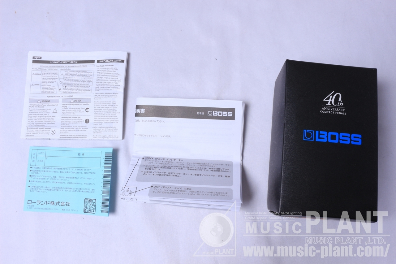 BOSS DS-1-4A Distortion 40th Anniversary Model（中古）【楽器検索