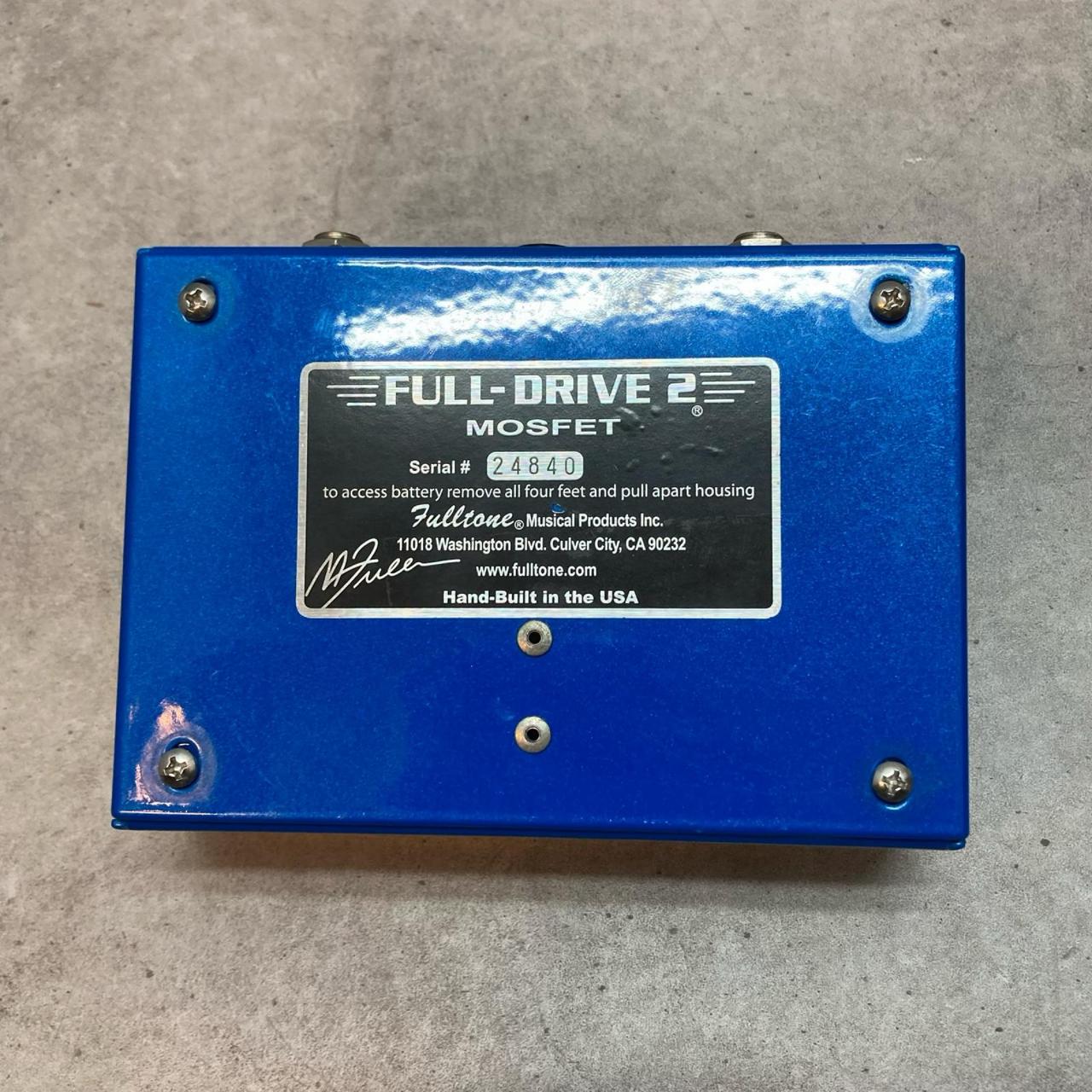 Fulltone FULL-DRIVE 2 MOSFET【三重本店】（中古/送料無料）【楽器