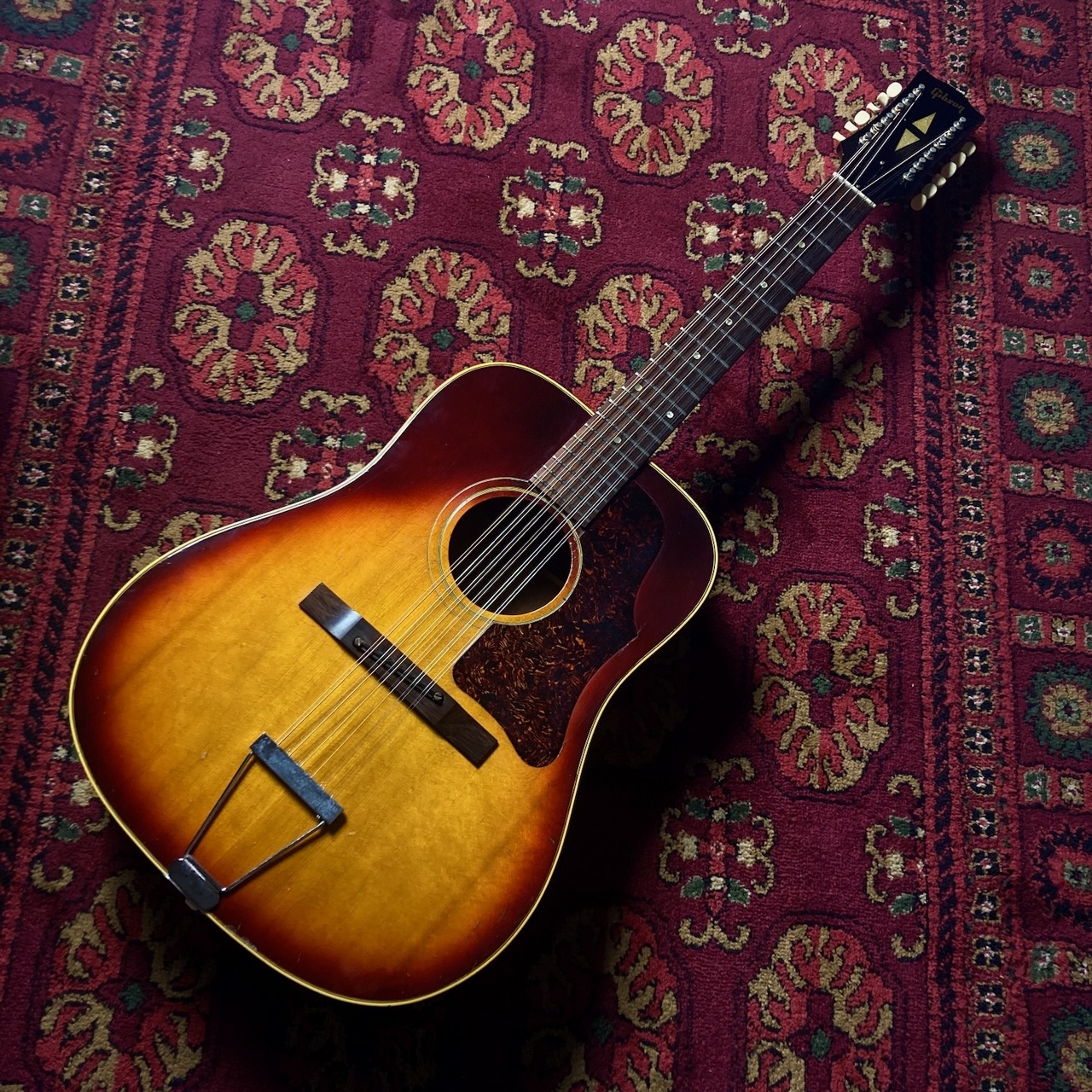 希少1967 エピフォン ft112 gibson b-45-12 カラマズー製 希少1967 エピフォン ft112 gibson b-45-12 カラマズー製 ギター