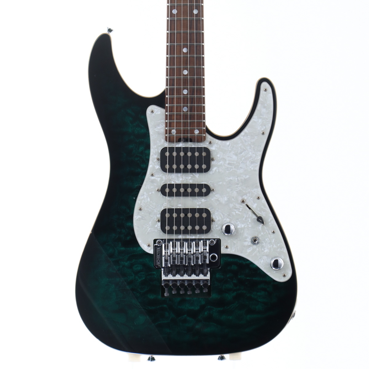 SCHECTER SD-DX-24-AS/R See Thru Green 【心斎橋店】（中古/送料無料