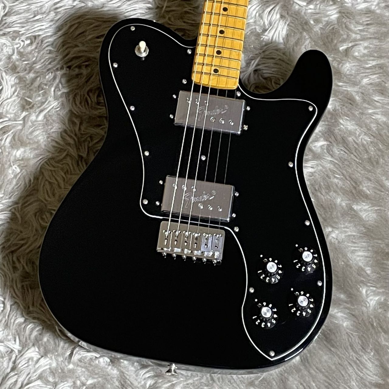 Fender American Vintage II 1975 Telecaster Deluxe Black 3.85kg
