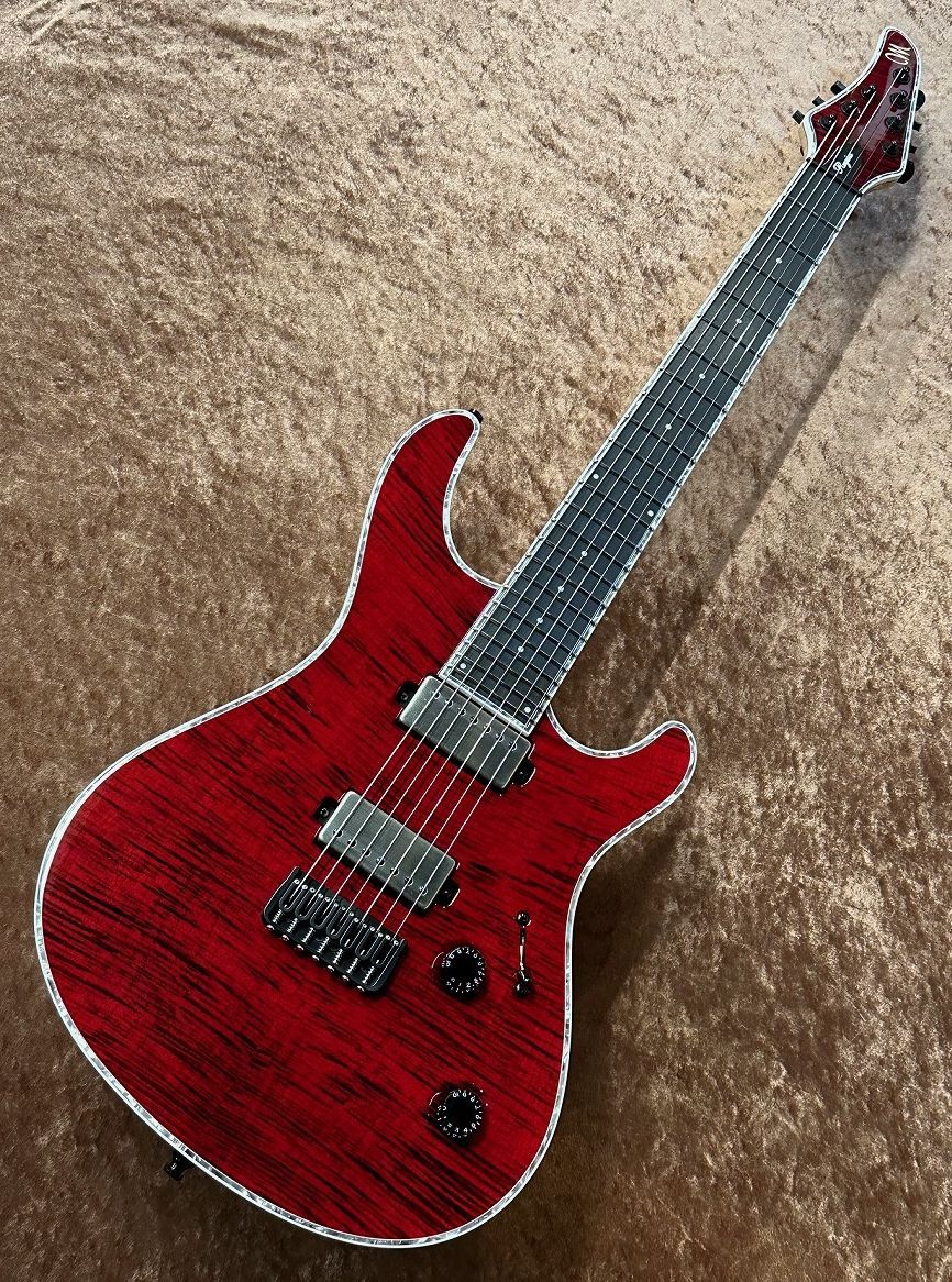 MAYONES Regius 7 -Trans Dirty Red Gloss-（新品/送料無料）【楽器 