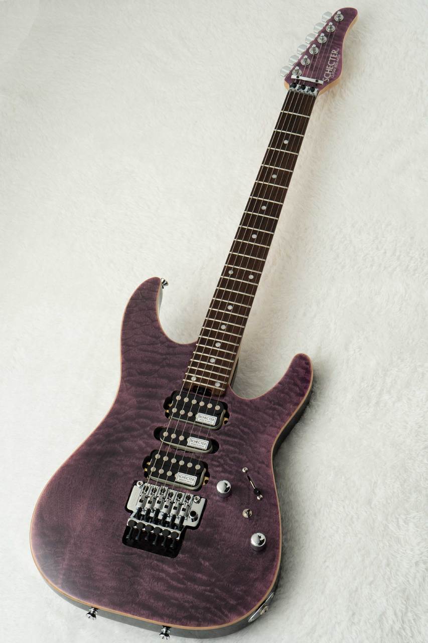SCHECTER NV-3-24-AL -See-thru Purple / PUR-（新品/送料無料）【楽器