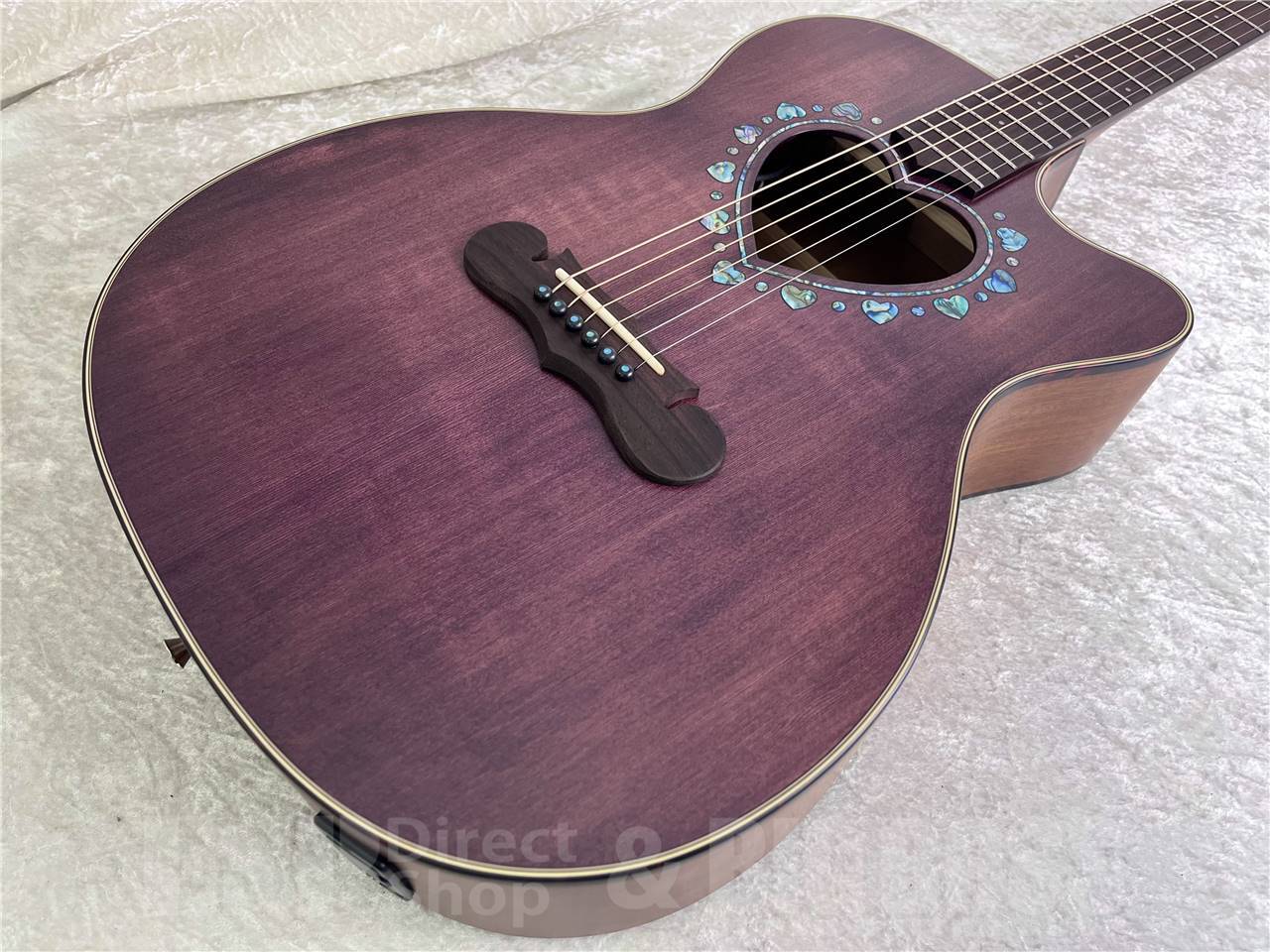 Zemaitis CAF-90HCW (Purple /Abalone)（新品/送料無料）【楽器検索