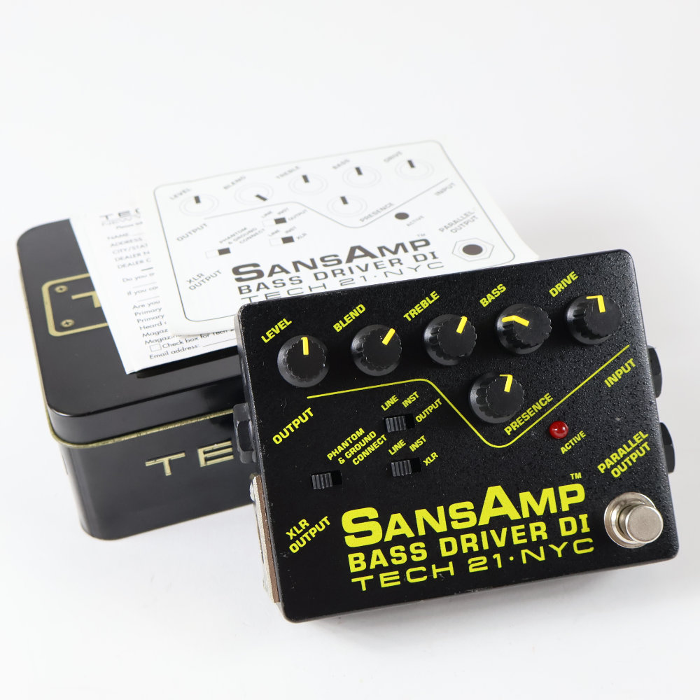 Tech 21 SansAmp Bass Driver DI 中古美品 TECH21 【中古】サンズアンプ ベースドライバーDI TECH21