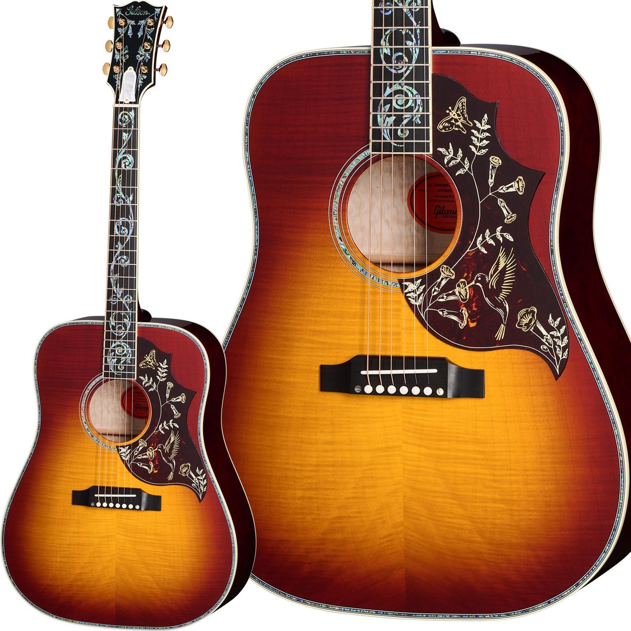 nud　ウッド　ハミングバード　ライブ　サンバースト　スカムノイズ Gibson 【最安SALE】 Hummingbird Standard (Vintage Sunburst