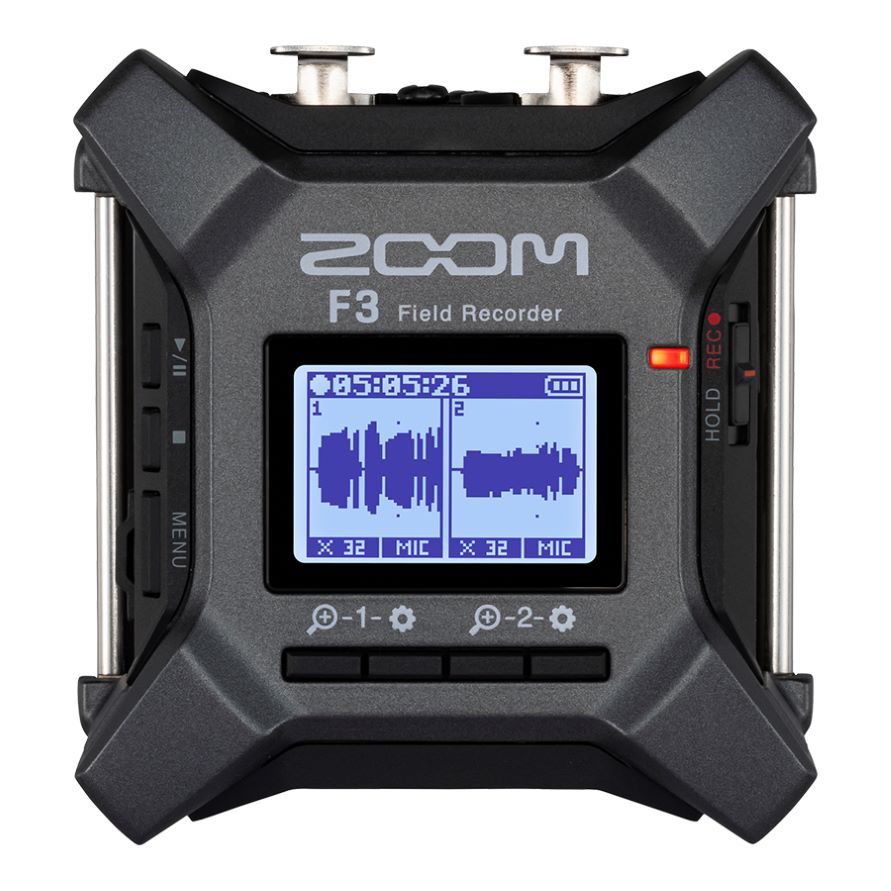 ZOOM F3 Field Recorder 32bit-float対応