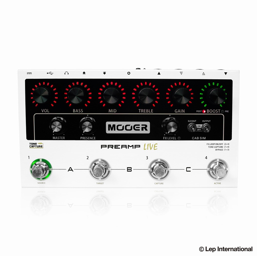 MOOER Preamp Live 【送料無料】（新品/送料無料）【楽器検索デジマート】