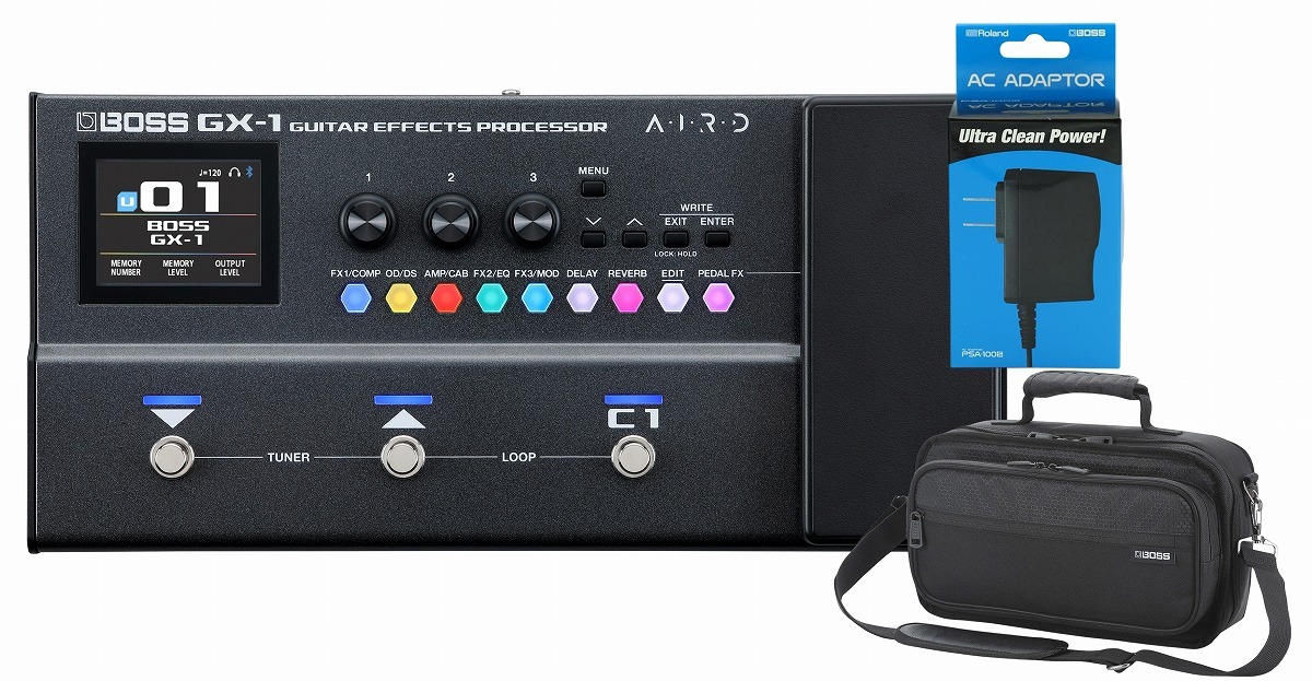 BOSS GX-1 Guitar Effects Processor [純正アダプター(PSA-100S2) +