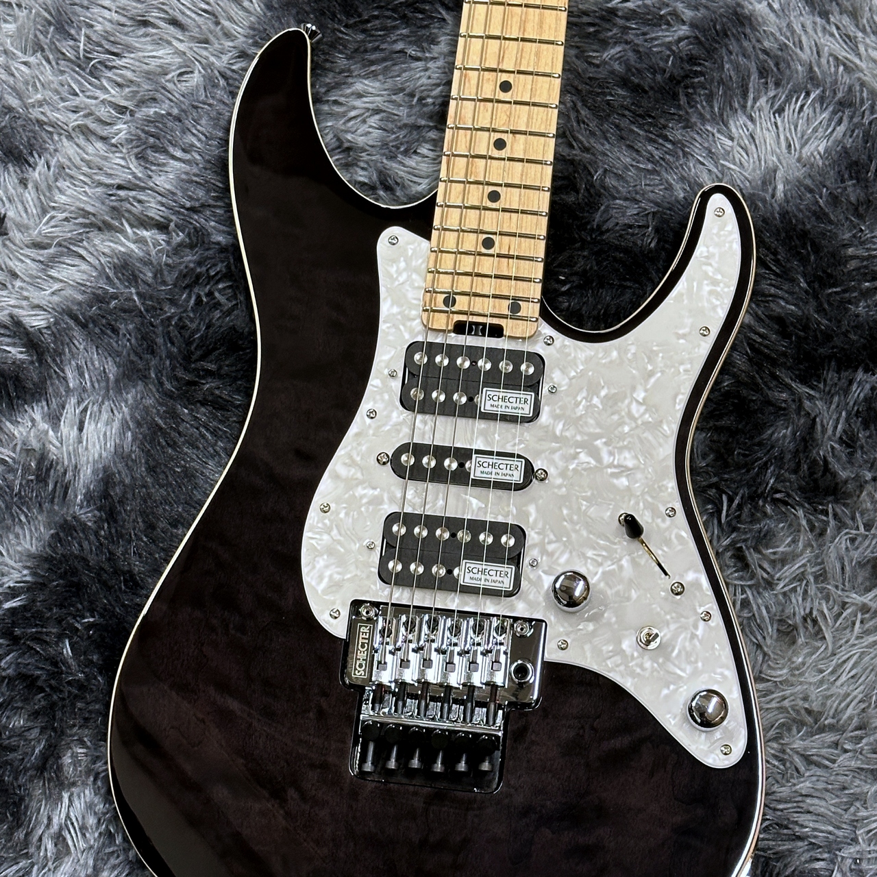 SCHECTER JAPAN SD-2-24-AL STBK (See-thru Black) / Maple