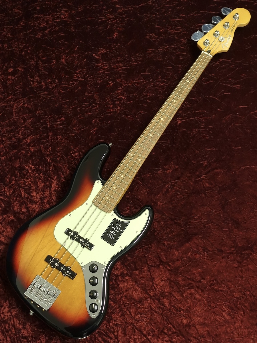 Fender Player Plus Jazz Bass PF 3-Color Sunburst  #MX22281783（新品/送料無料）【楽器検索デジマート】