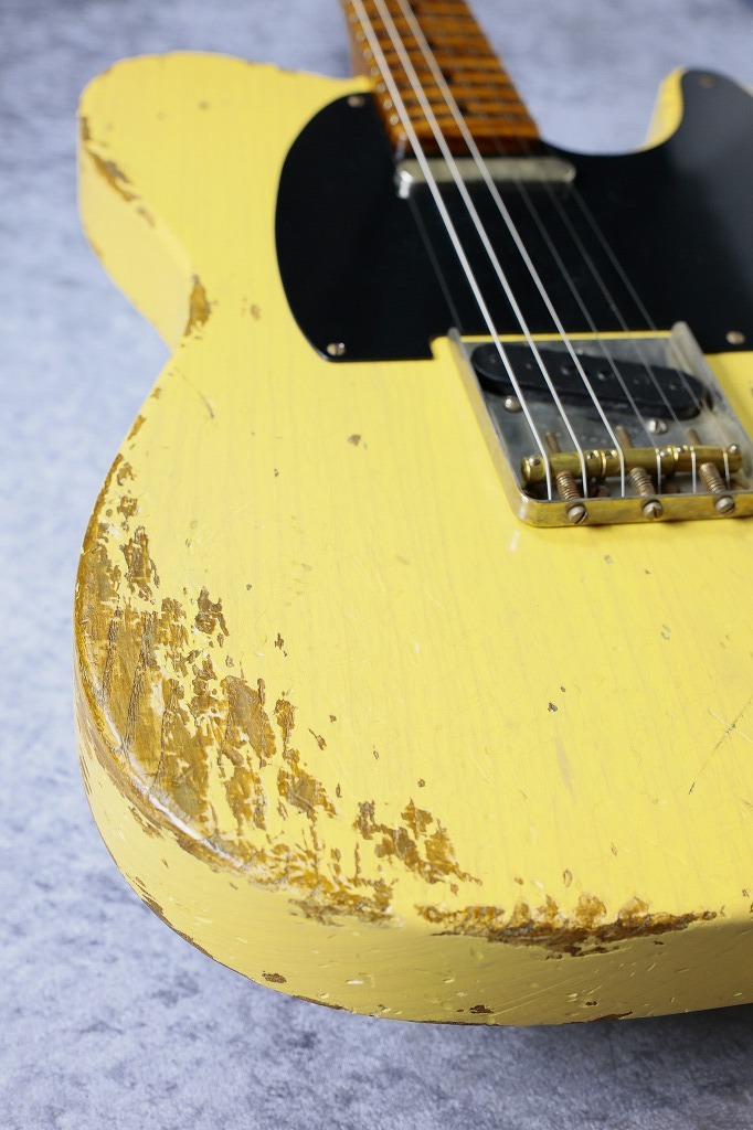 Xotic XTC-1 5A Flame Maple Neck Heavy Aged ~Butterscotch Blonde