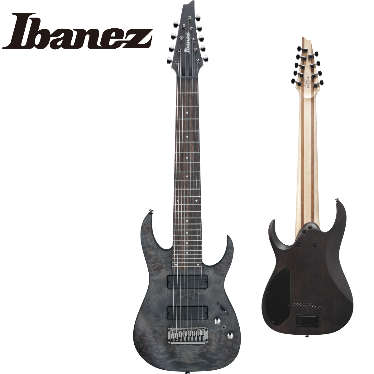 Ibanez RG9PB TGF (Transparent Gray Flat)-【Webショップ限定】（新品