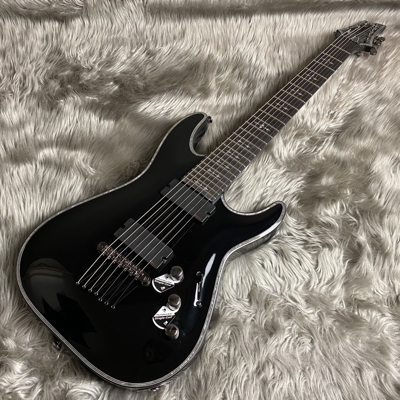 Alibaba777ページ SCHECTER AD-C-7-HR(HellRaiser C7)-Gross Black【現物画像】【最大36