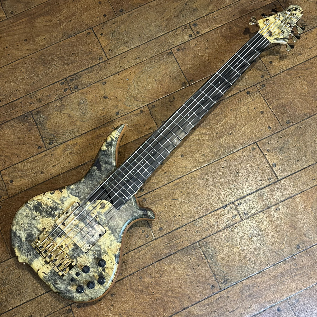 Tune TWB-6 EX HYB-III Buckeye Burl Top Custom Pickups（中古