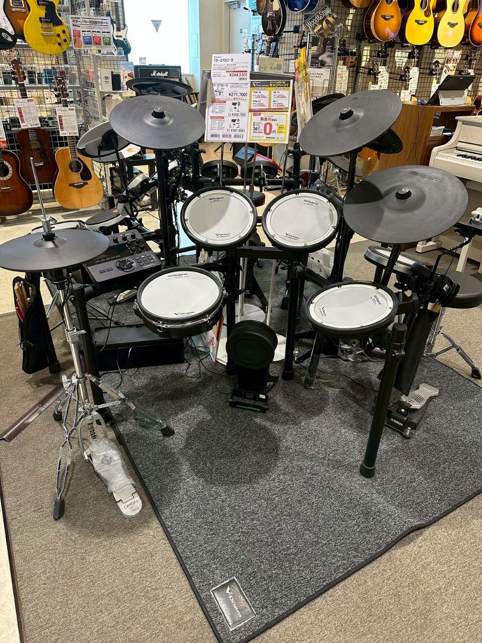 Roland 【展示品特価】TD-27SC-S 電子ドラム セットV-Drum Kit TD27SCS 