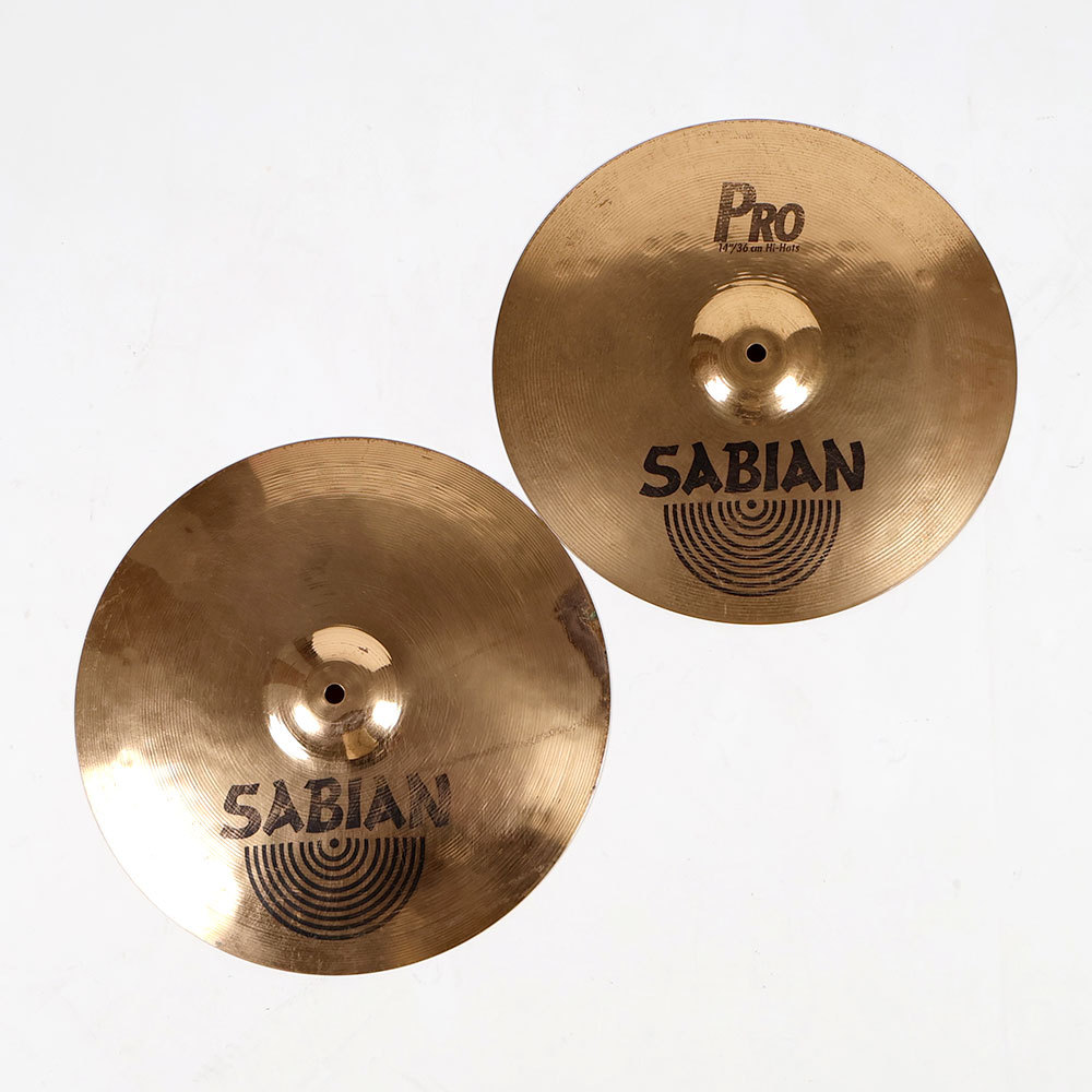 SABIAN Pro 14インチ ハイハット シンバル セット SABIAN 【中古】 ハイハットシンバル セイビアン SABIAN PRO HiHats 14