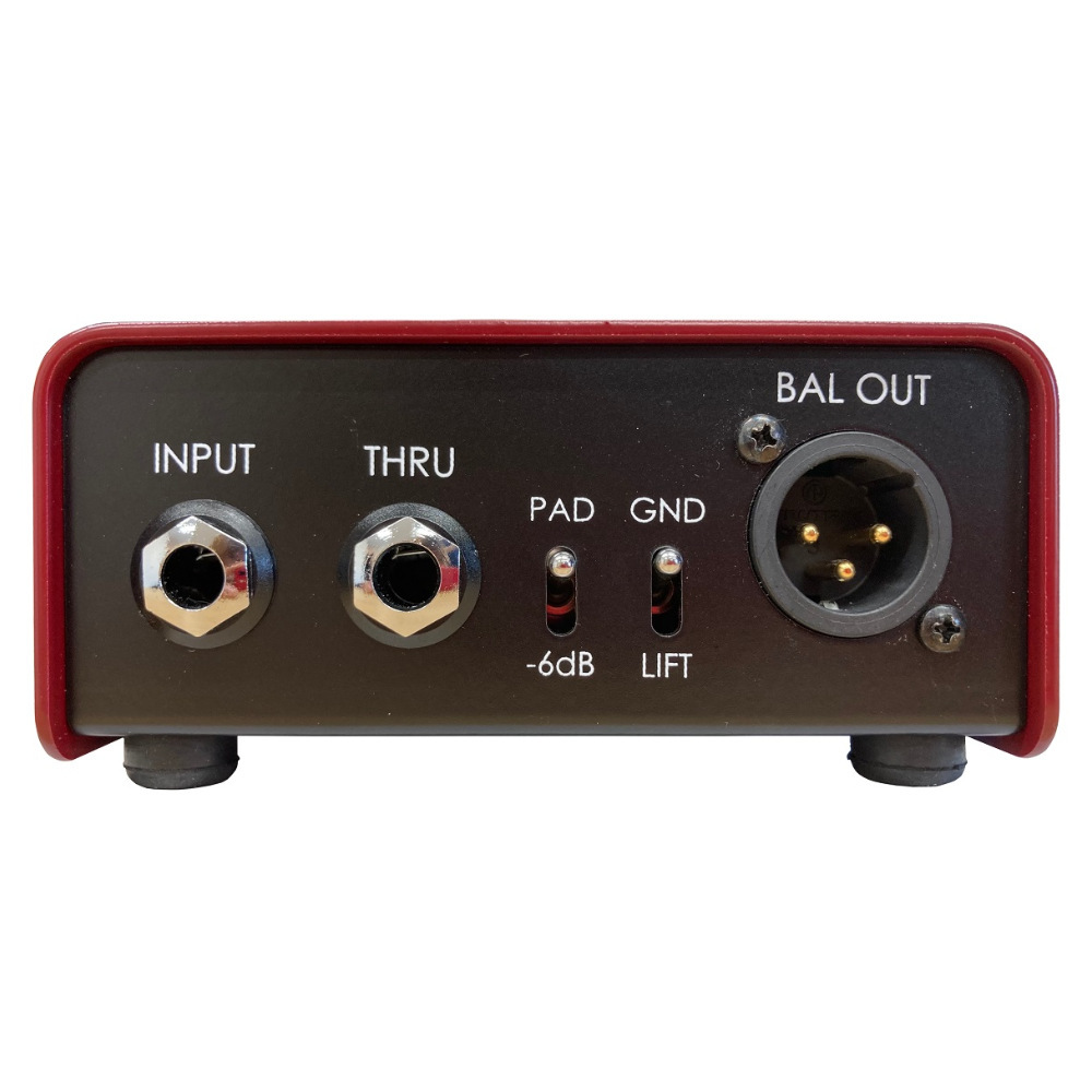 KHAN AUDIO カーンオーディオ VTDI RED 真空管搭載 ベース 楽器用DI