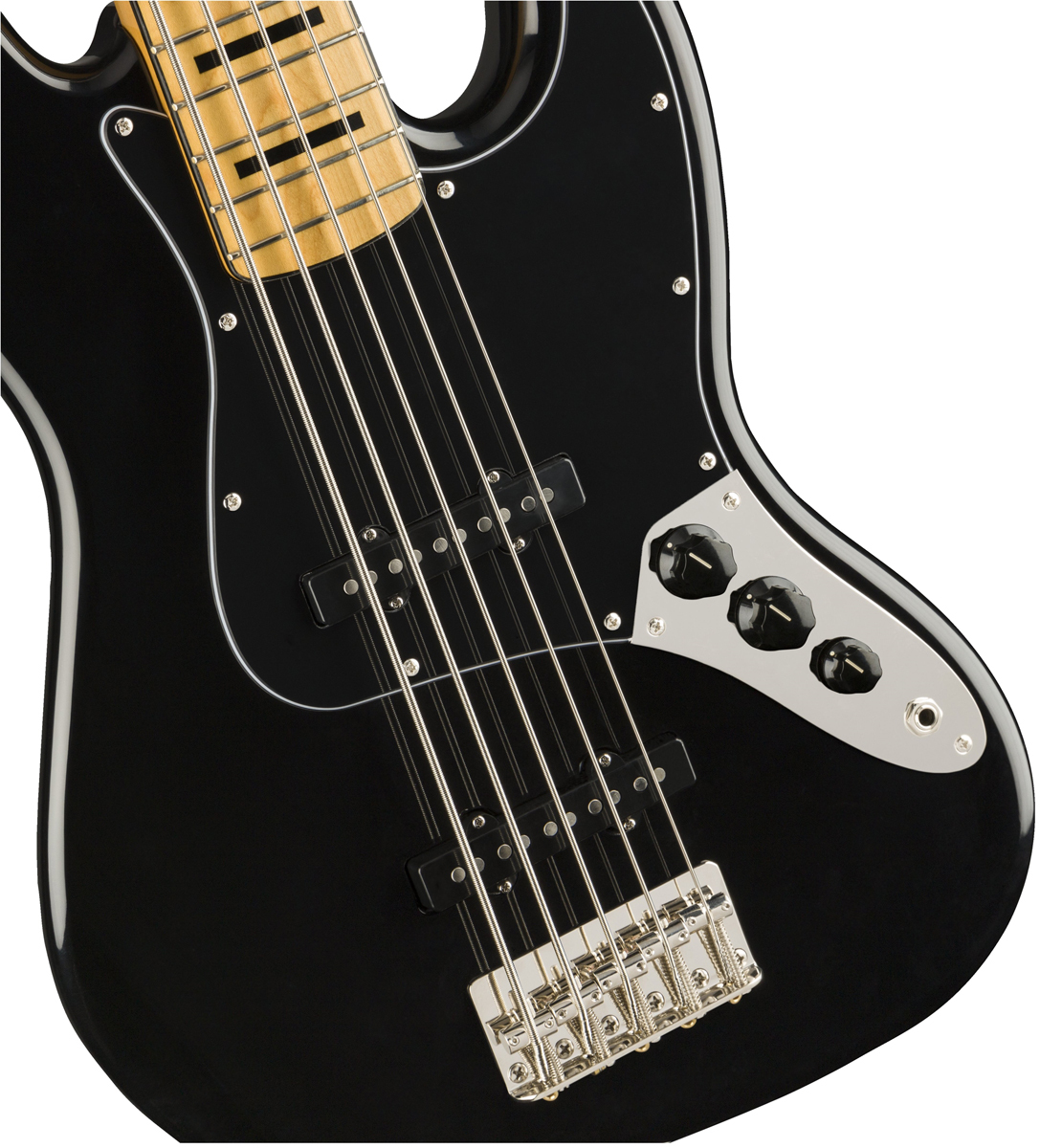 Squier by Fender Classic Vibe '70s Jazz Bass V (Black) (5弦ベース 