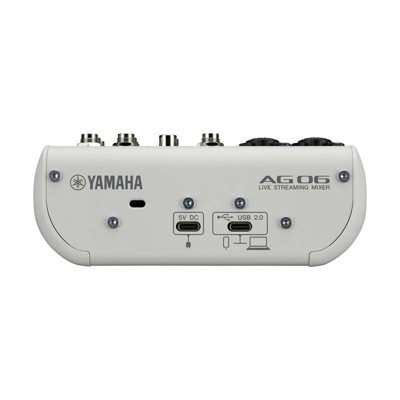 YAMAHA AG06MK2 W(ヤマハ)(USBミキサー)(配信用インターフェース