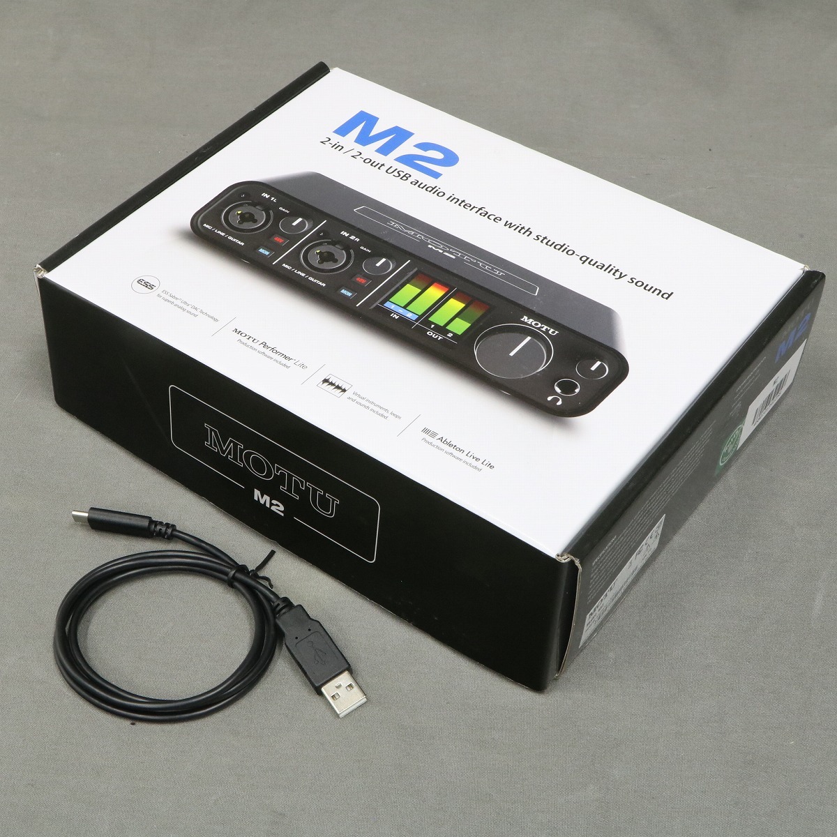 【美品】MOTU M2 MOTU M2 2in2out オーディオインターフェイス マークオブザユニコーン