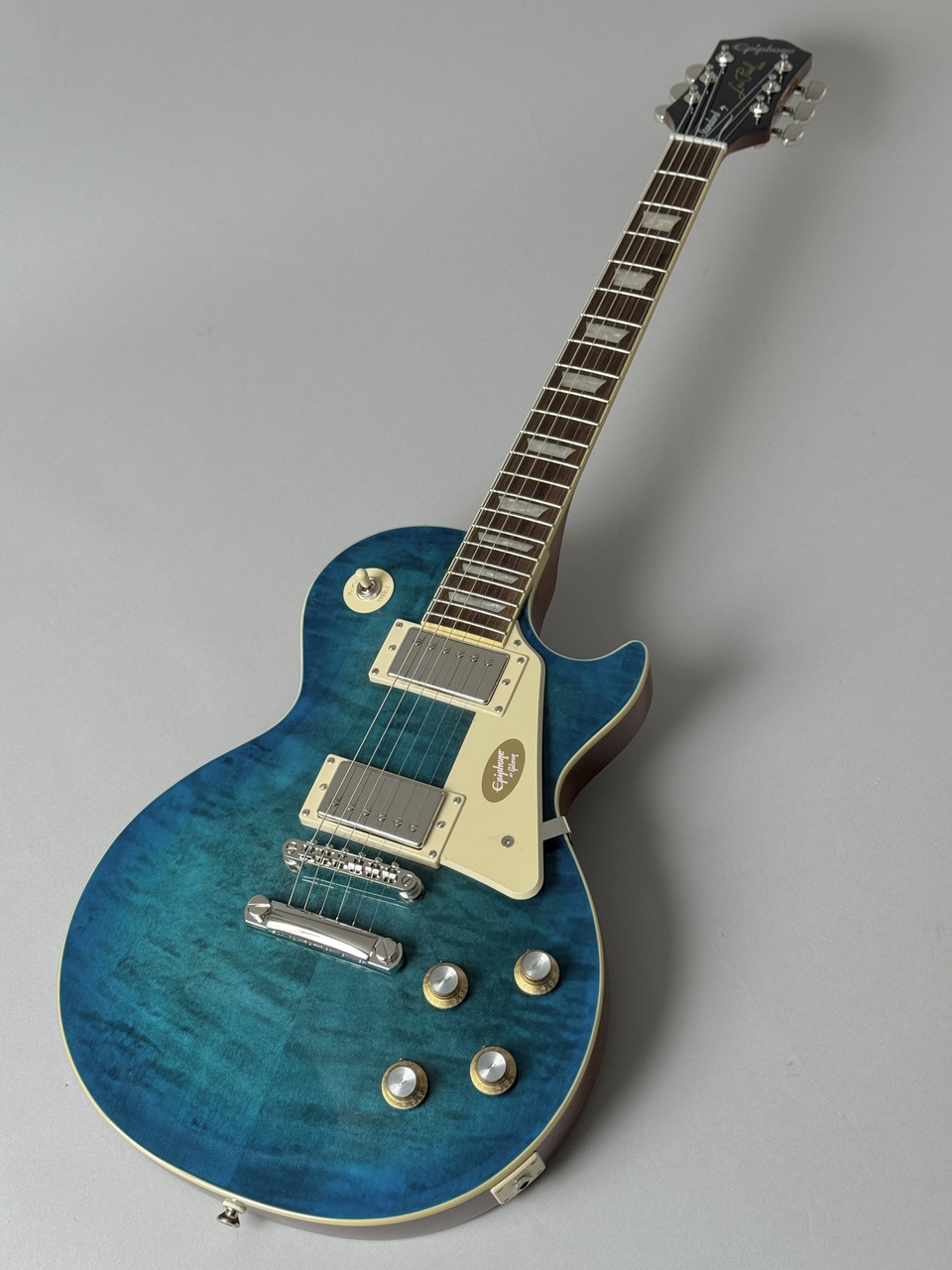 売り切り‼️Epiphone Les Paul Standard 青 ケース付き 中古】Epiphone / Les Paul Standard 60S Quilt Top Translucent