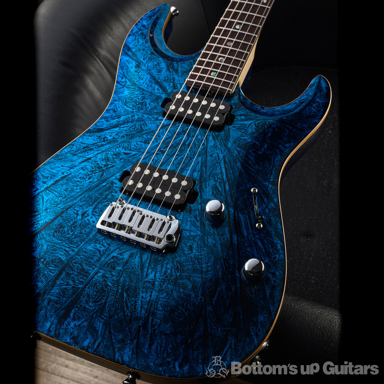 ギター T's Guitars DST pro22 T's Guitars DST-Pro22 Carved - Flare Dark Lapis Metallic - HH