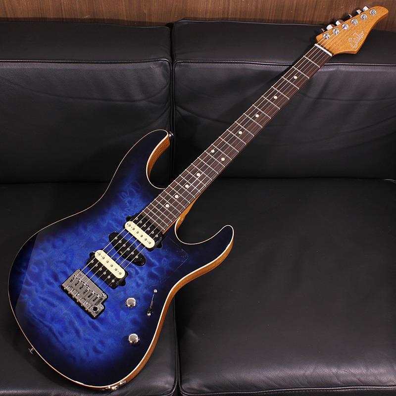 Suhr Modern Quilt Maple Top Trans Whale Blue Burst SN. 87426（新品