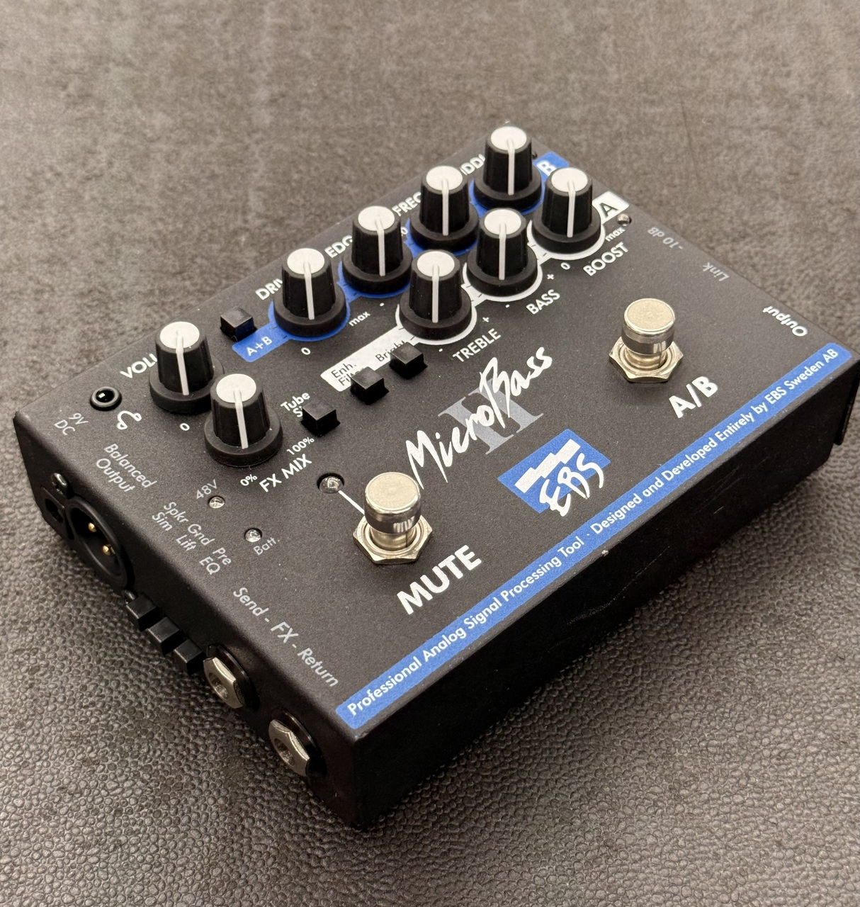 EBS MICRO BASS 3 2チャンネルプリアンプ ベース用エフェクター EBS