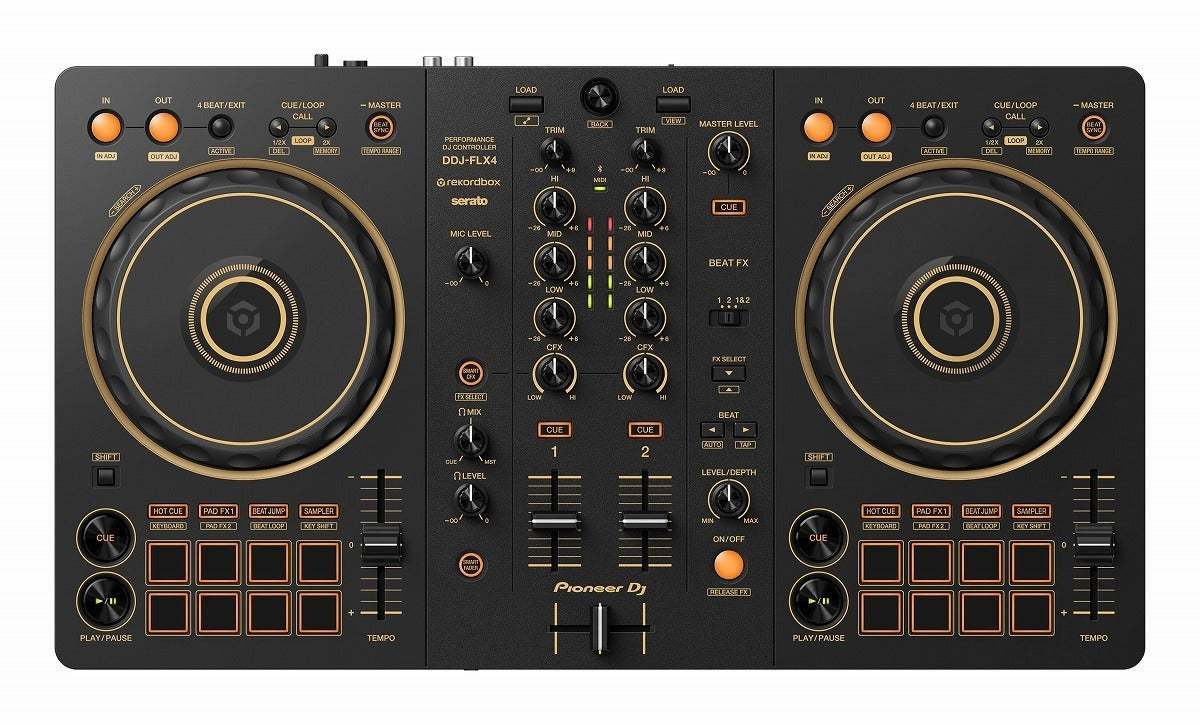Pioneer Dj DDJ-FLX4-N ヘッドホンセット【スクラッチ音ネタ入USB