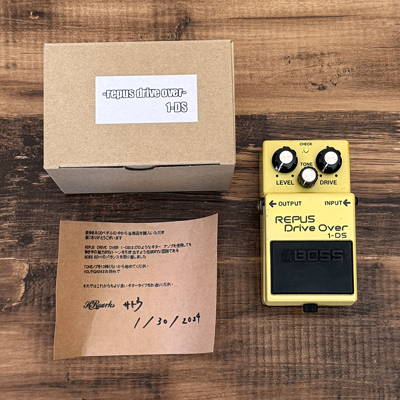 BOSS SD-1 HRworks Mod REPUS Drive Over 1-DS（中古）【楽器