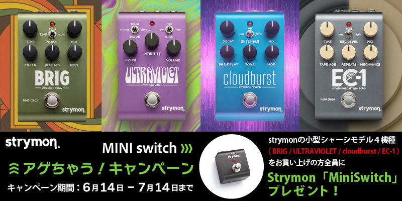 strymon | cloudburst | アンビエント・リバーブ | 製品情報