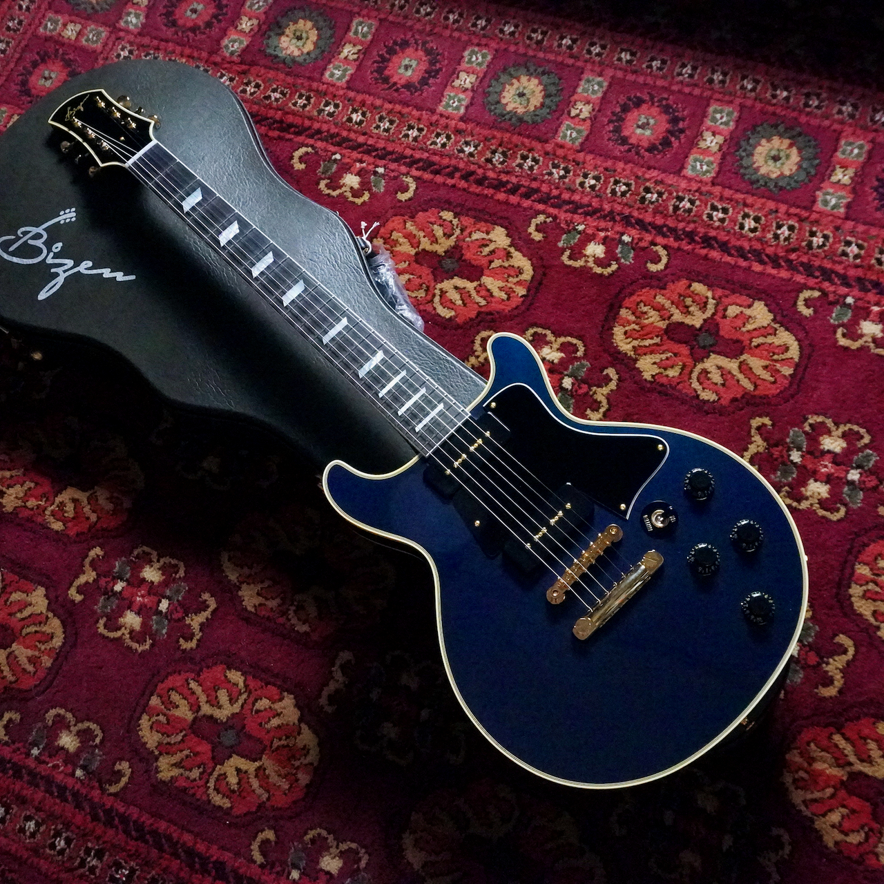 Bizen Works BURNED DC Custom SP / Indigo Blue #0865（新品）【楽器