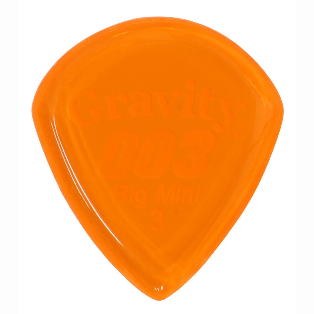 Gravity Guitar Picks G003B3P 003 XL BigMini 3.0mm Orange ピック （新品/送料無料）【楽器検索デジマート】