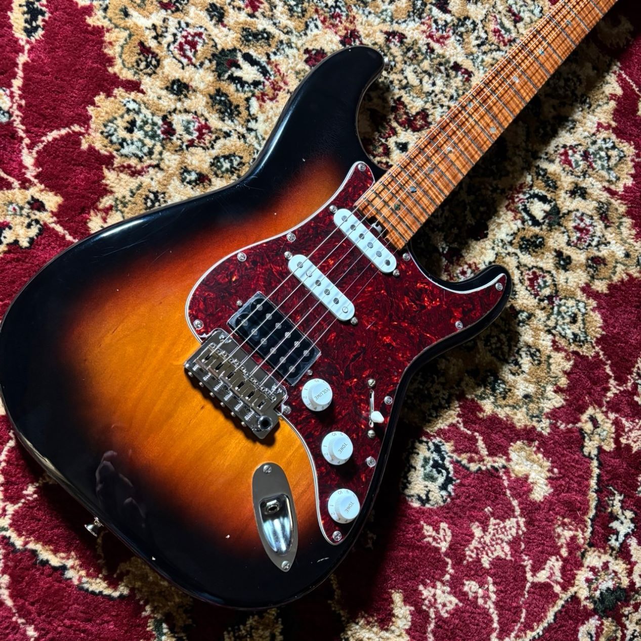 infinite 【極上バリ虎ネック】 Trad Fullsize ST ローストフレイム