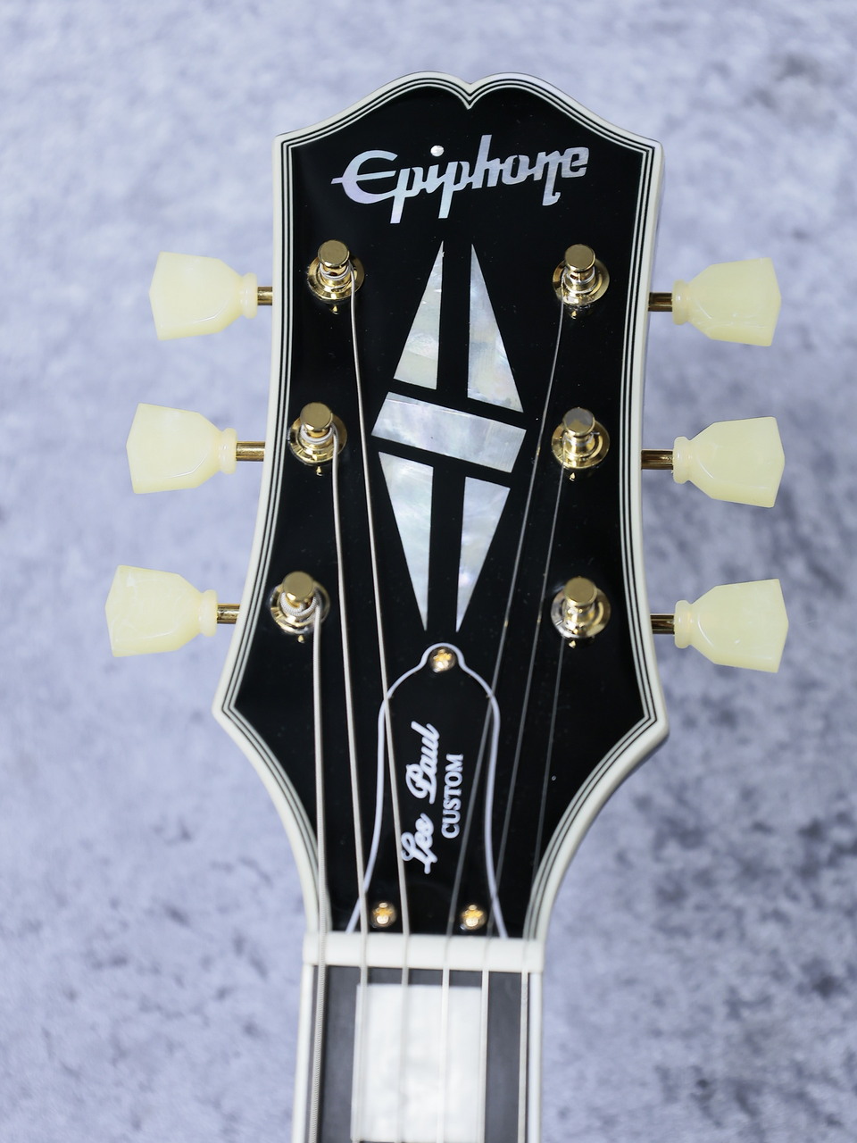 ギター Epiphone Les Paul custom ebony Epiphone Les Paul Custom - ebony Single cut electric guitar