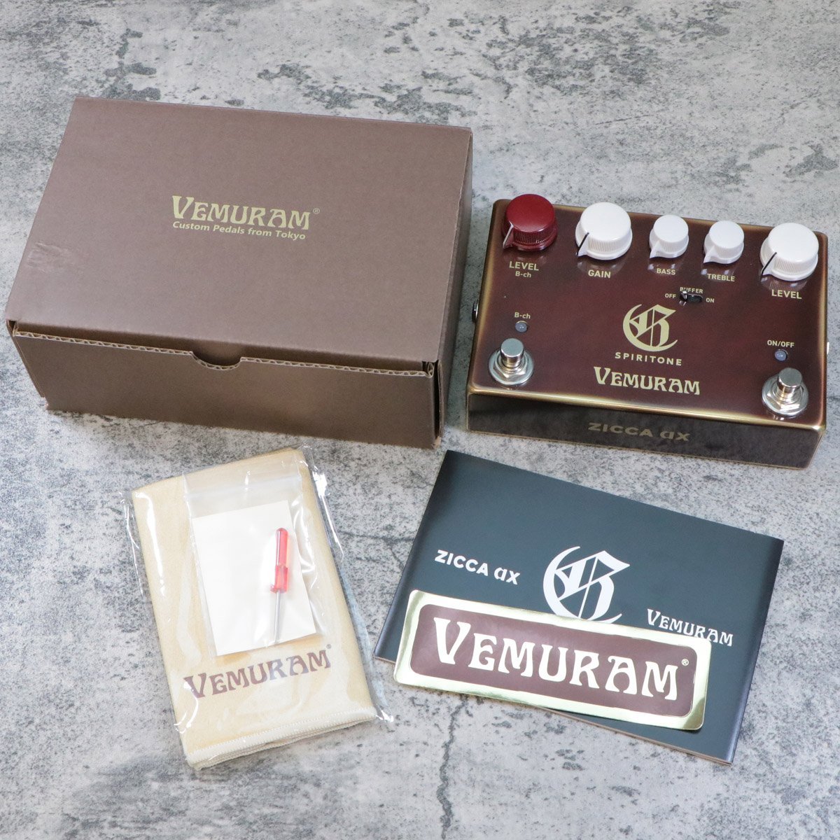 新品未使用 Char × VEMURAM SPIRITONE charモデル エフェクターVEMURAMから新製品Charモデル”SPIRITONE”が発売