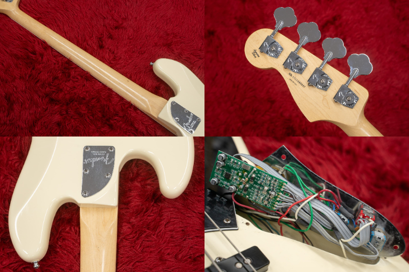 Fender American Deluxe Jazz Bass N3 Olympic White 2012 4.385